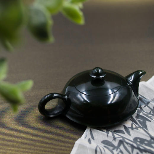 和田玉（青玉）玉壶--飞碟壶（宋鸣放6688）88.41g 商品图2