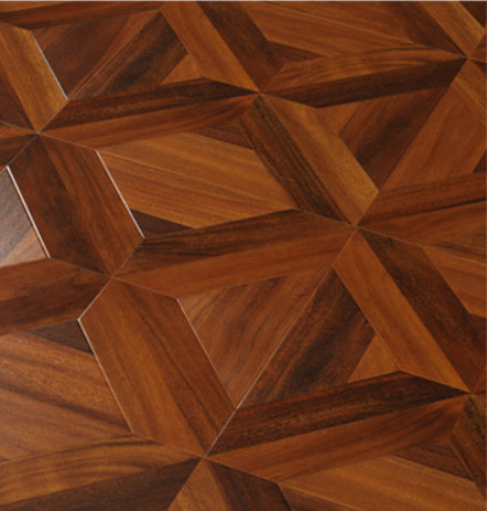 强化实木复合地板 方形拼花