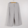 L码浅烟灰色COTTIA1秋冬休闲裤时尚面料舒适阔腿女裤B96 商品缩略图0