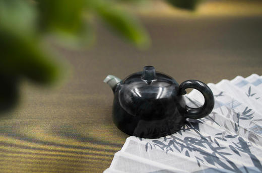 和田玉（青花）玉壶 --高把贵妃壶（宋鸣放6635）126.64g 商品图3