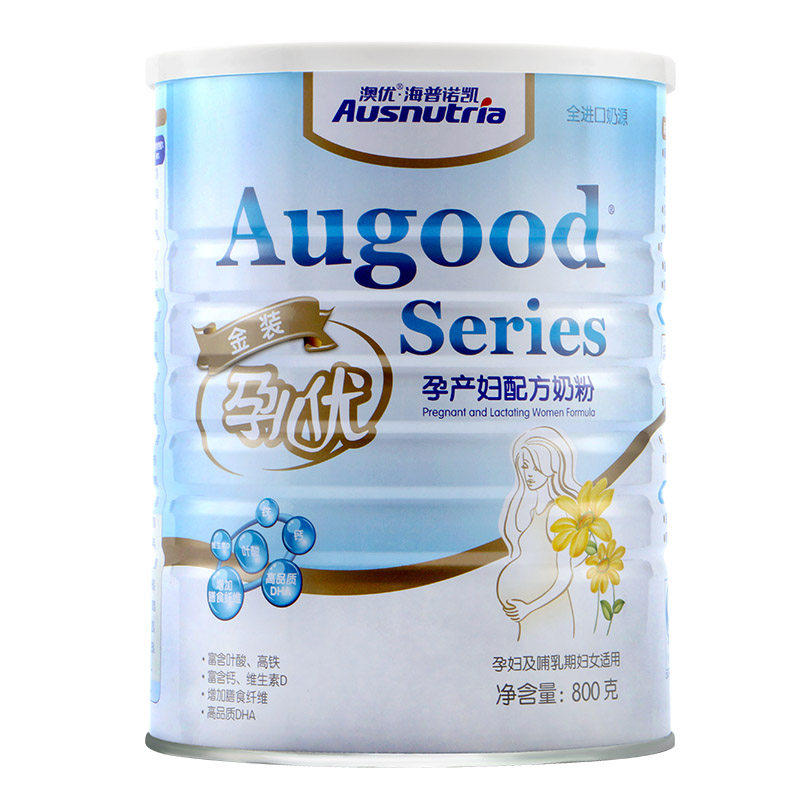 澳优(ausnutria) 金装孕儿优孕产妇妈妈配方奶粉 800克 成人牛奶粉