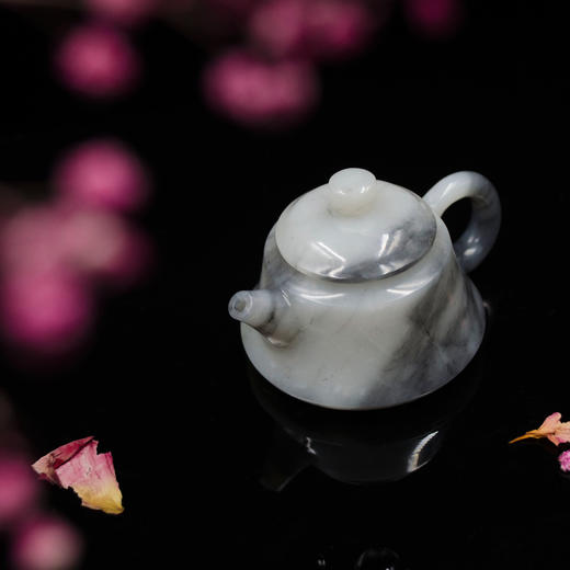 和田玉（青花）玉壶--钟情壶（宋鸣放6636）142.50g 商品图2