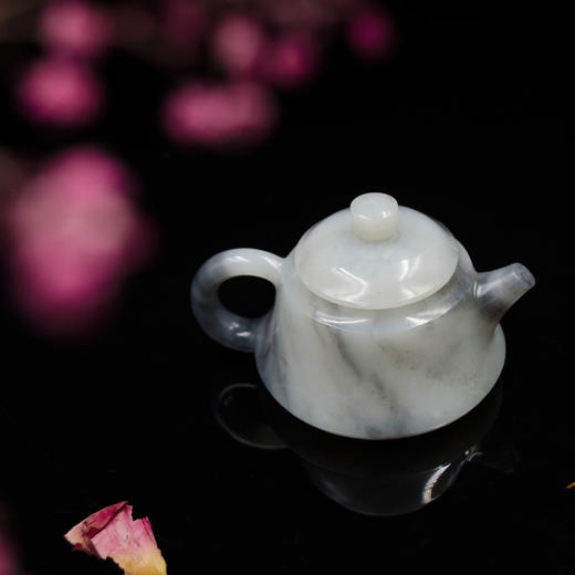 和田玉（青花）玉壶--钟情壶（宋鸣放6636）142.50g 商品图3