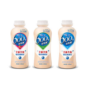 味全活性乳酸菌饮料(原味/芦荟/草莓)400ml 酸奶