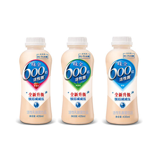 味全活性乳酸菌饮料(原味/芦荟/草莓)400ml 酸奶 商品图0