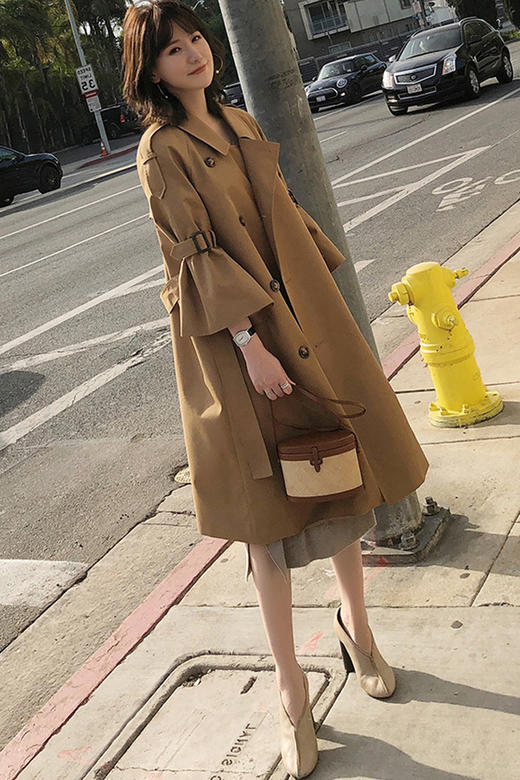 LJ09港风设计感风衣，大方好看不撞衫 商品图0