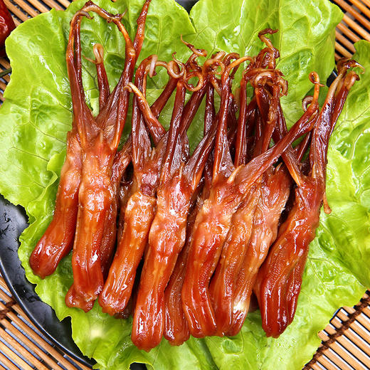 藤桥牌 温州特产鸭舌 藤桥鸭舌 卤味大鸭舌 精品大鸭舌500gx2包