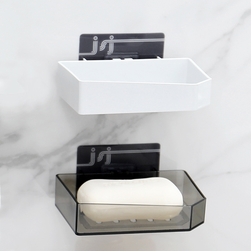 创意香皂盒沥水肥皂盒免打孔壁挂式欧式浴室无痕皂架皂托肥罩盒子