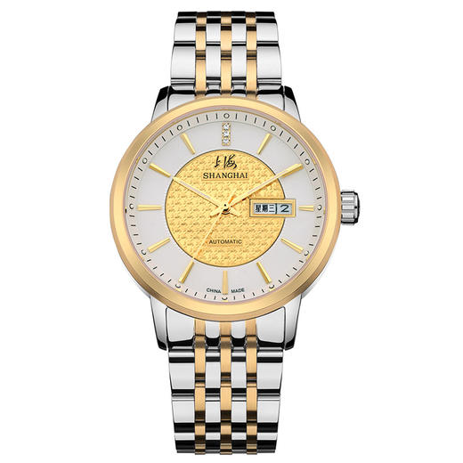 【上海牌】sh6008-a 新款金钻系列全自动机械双历 - 上海牌手表官网店