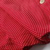 优衣库M码红色波点斜扣长袖衬衫女E45 商品缩略图1