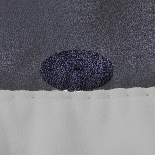 拉夏贝尔M码藏青色格纹娃娃领连衣裙E45 商品图3