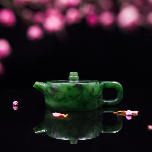 和田玉（碧玉）玉壶--钟鼓壶（宋鸣放6671）130.08g 商品图0