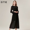 EITIE爱特爱品牌女装秋款修身系带纯色雪纺婚宴礼服中长款5877508 商品缩略图1