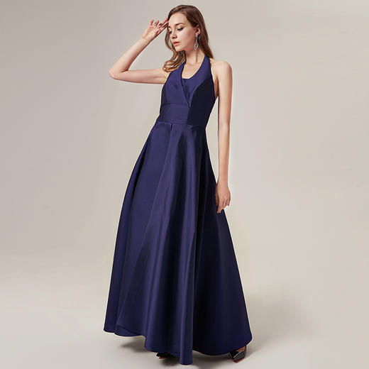 EITIE爱特爱品牌女装秋款商场同款时尚优雅婚宴礼服晚装长裙5877511 商品图3