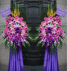 万紫千红（单个）  40支紫色芙兰，10支杨兰，8朵百合，5支天堂鸟，底部围紫色萨满(1474) 商品缩略图0