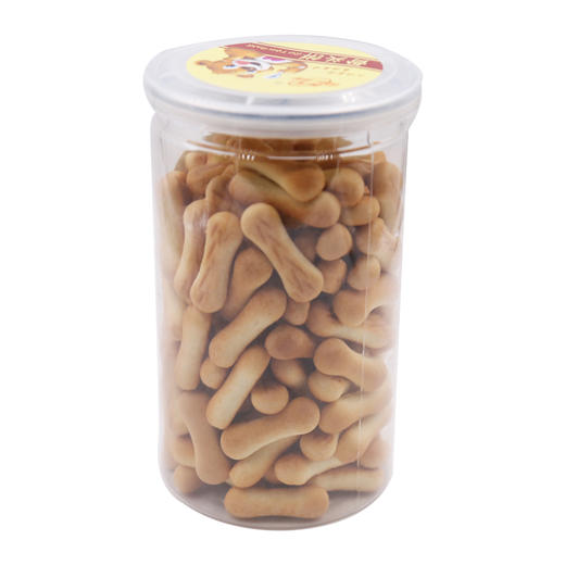 超龙牛奶味骨头饼干 120g/瓶