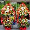 方兴日盛 单个   同60支各色扶郎花、5朵白百合，搭配适量散尾葵、栀子叶、黄莺(1629) 商品缩略图0