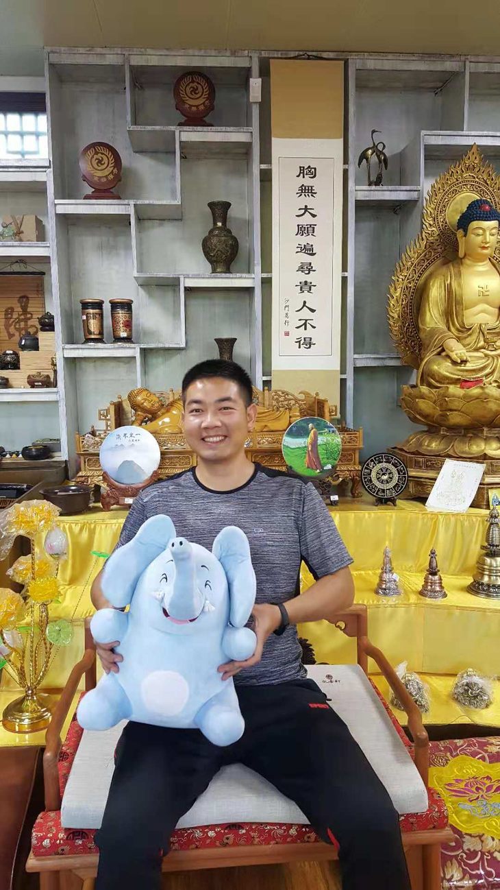 【师父推荐】东华寺吉祥物 善慧 毛绒公仔