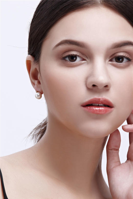 Pearl moments FOREVER QUEEN 超大18K金 大王妃天然淡水珍珠耳钉 商品图8