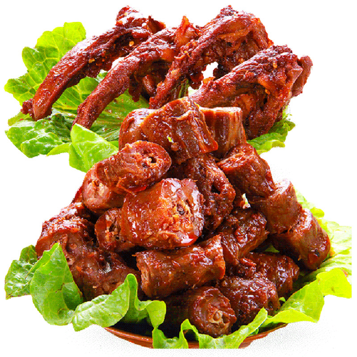 霸王鸭脖 霸王锁骨 600g 麻辣微甜 组合锁鲜装