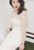 AtelierMissLu / Michelle 珍珠白欧根纱连身裙 商品缩略图3