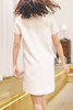 AtelierMissLu / Janice 珍珠白肩部挖剪宽身裙 商品缩略图3