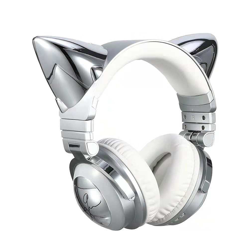 【颜值爆表 突破次元壁】brookstone1s头戴式猫耳机丨主播吸睛神器丨