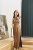 AtelierMissLu / Deborah 铜棕金交叉长礼服 商品缩略图1