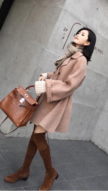 LZ35（亲子装课）双面羊绒大衣！保暖不臃肿，高级不平庸 商品图0