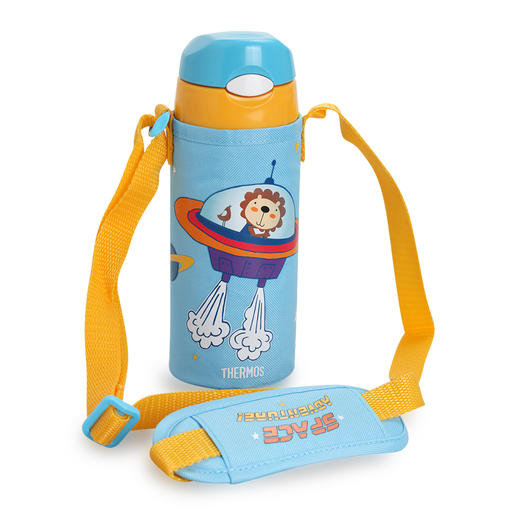 thermos膳魔师儿童保温杯吸管杯360ml以店内实样为准