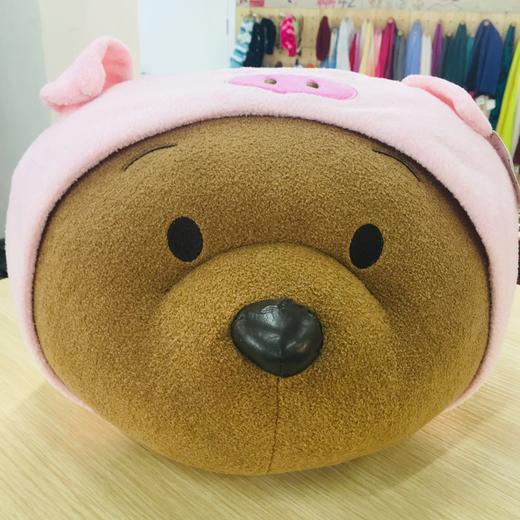 熊头抱枕35cm 商品图0