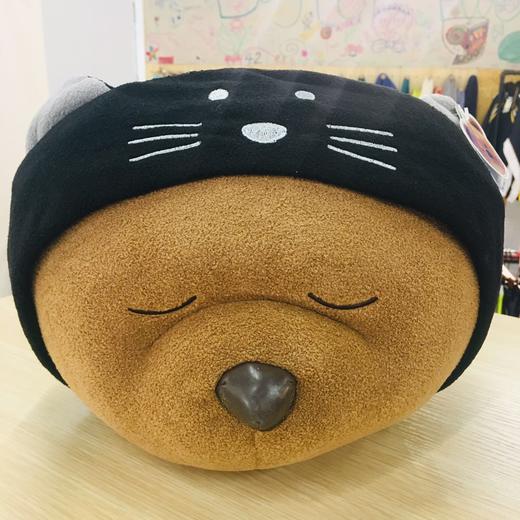熊头抱枕35cm 商品图1