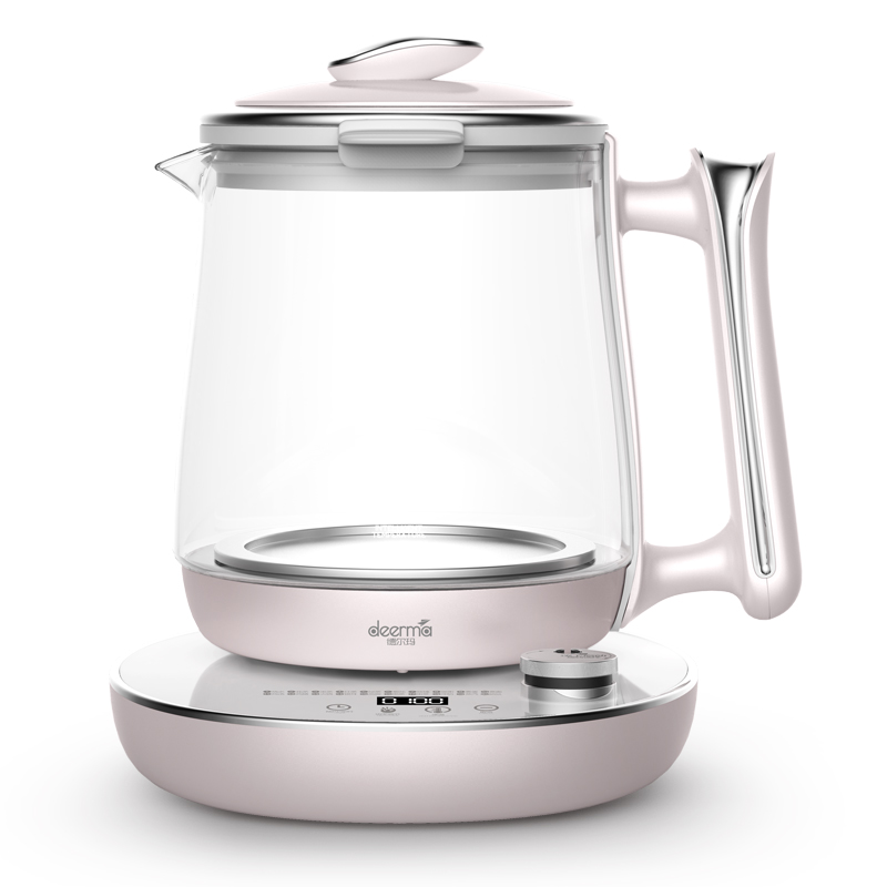 德尔玛养生壶自动加厚玻璃多功能电热烧水壶ys203