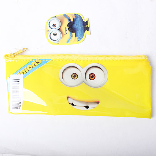 PVC小黄人网格袋19.5*8cm