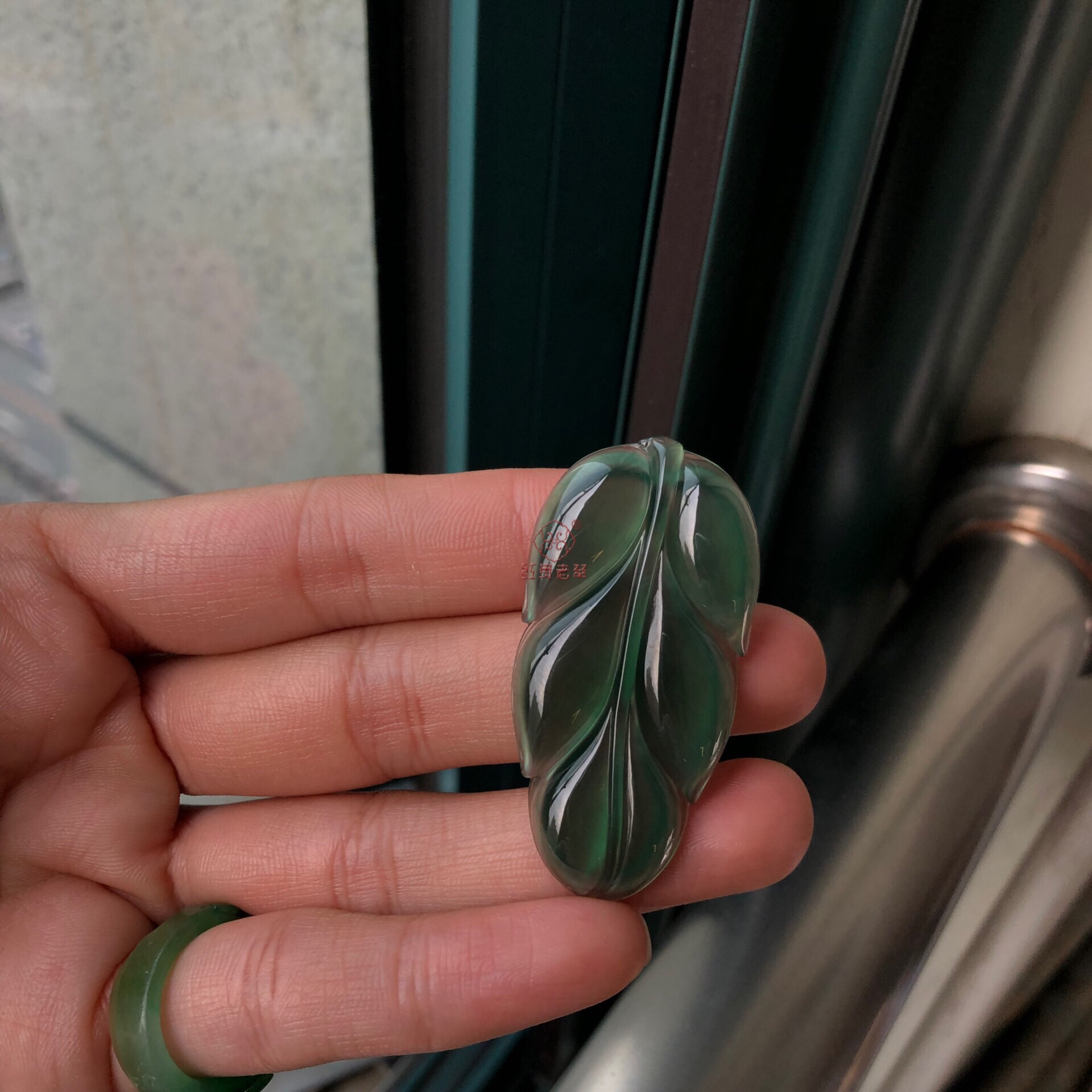 玻璃种蓝水金枝玉叶,太美太油了,完美无裂纹,非常干净,28000,不包邮