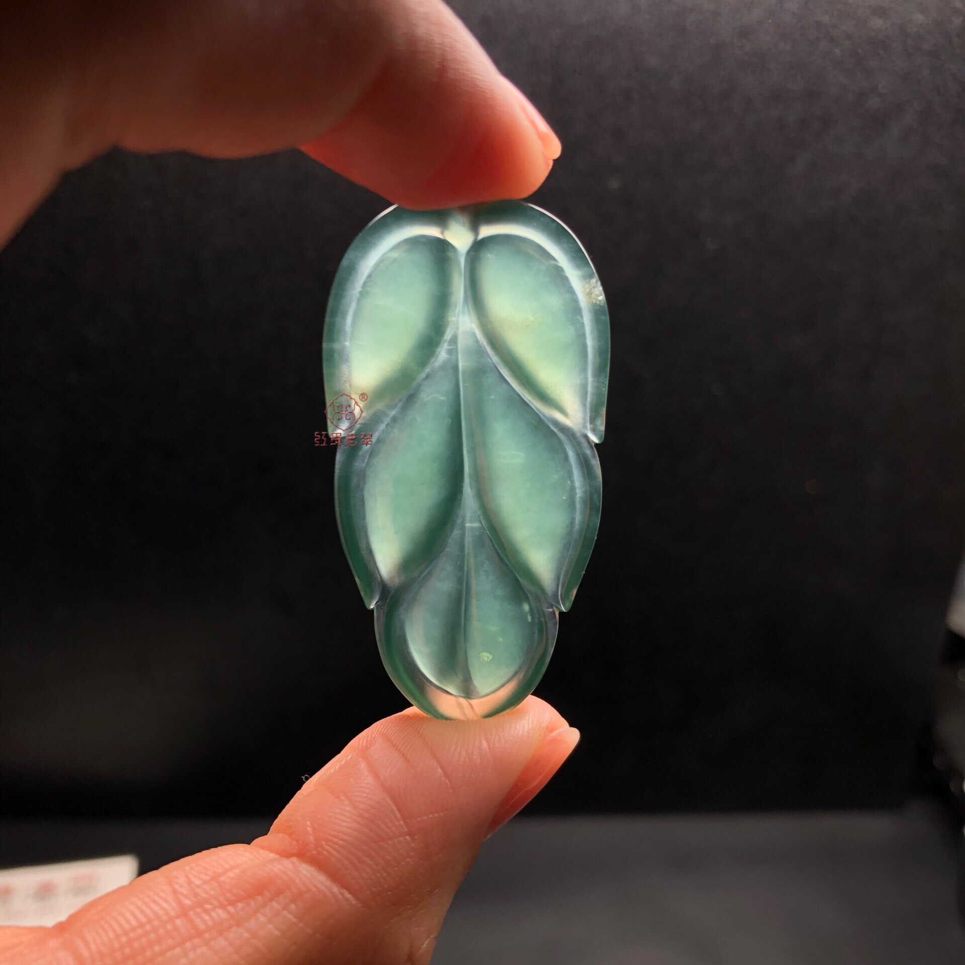 玻璃种蓝水金枝玉叶,太美太油了,完美无裂纹,非常干净,28000,不包邮