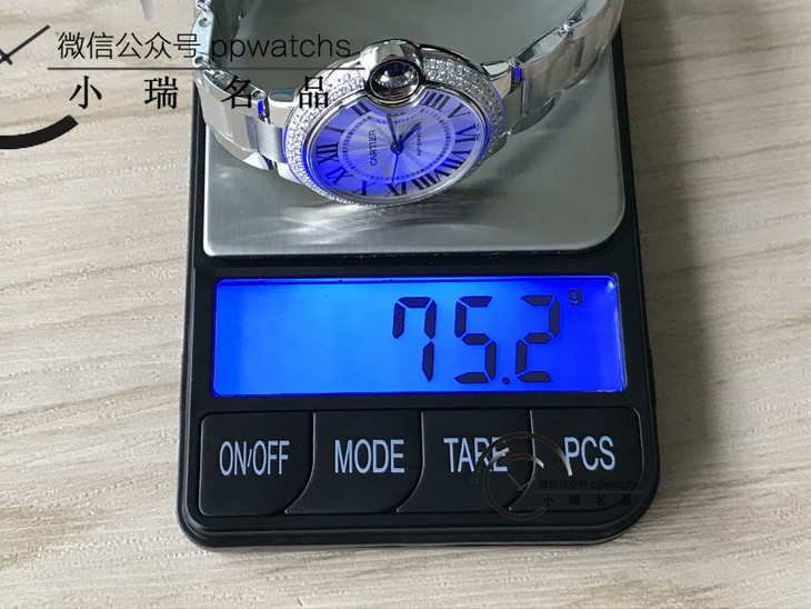 【真钻款】AF厂卡地亚33mm真钻蓝气球
