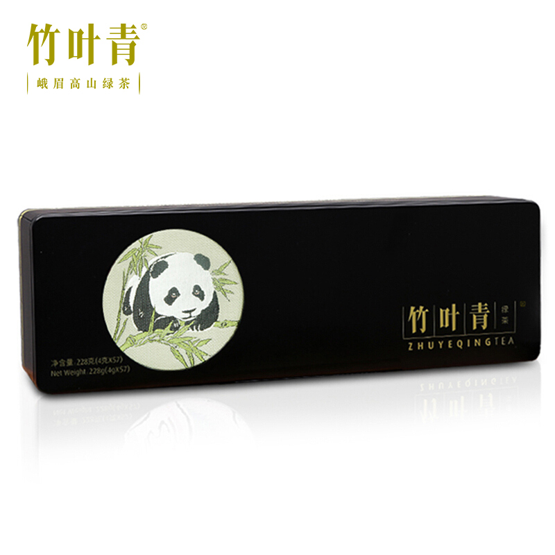 包装有熊猫标志的茶叶图片