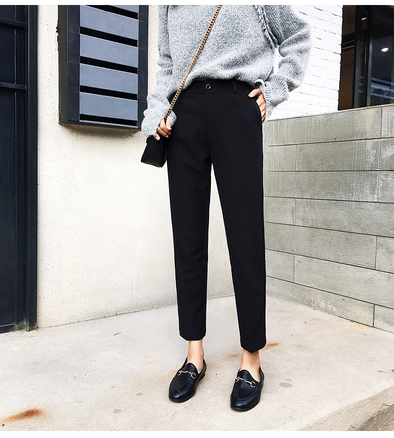 LZ19时尚烟管裤（九分+长裤）