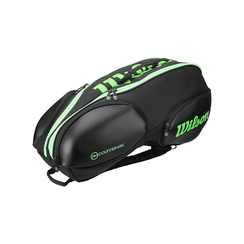 wilson blade black/green 9支装 网球包