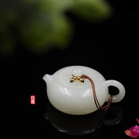 和田玉（白玉）籽料玉壶（宋鸣放）72G