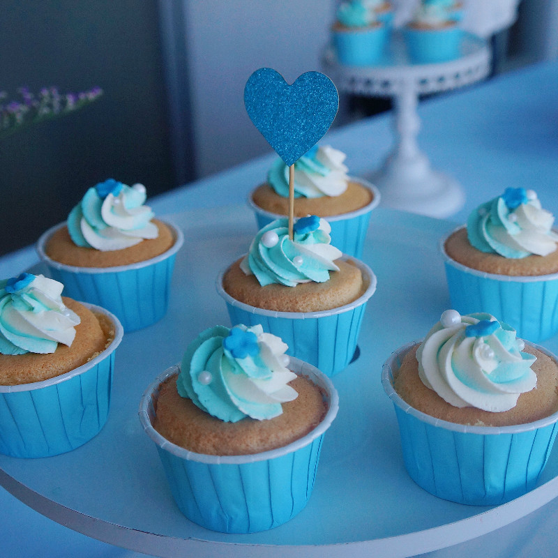 海洋蓝甜品台(请联系客服定制)更多装饰效果请联系客服