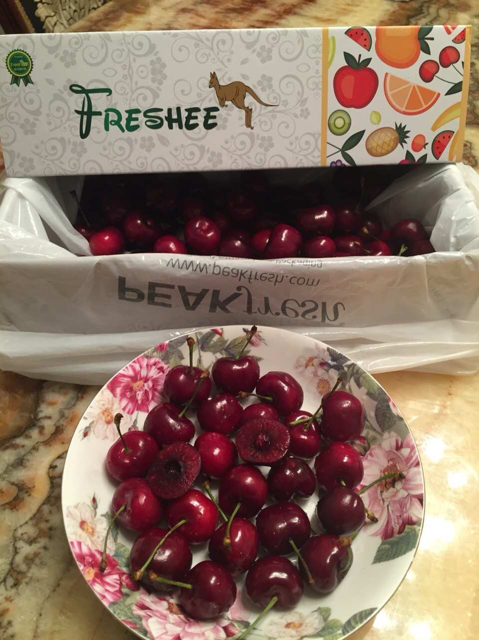freshee品牌澳洲车厘子 澳大利亚 新鲜樱桃 72小时澳洲直达中国