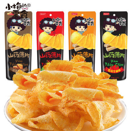 小梅的零食山药薄片网红零食好吃的膨化食品山药脆片薯片 商品图0