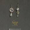 SpoiledBart Jewelry 浅绿色系不对称耳环 商品缩略图2