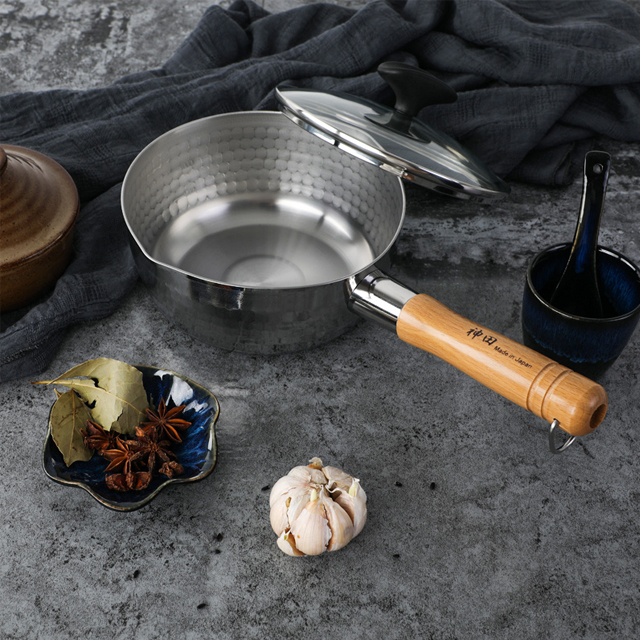 日本人用了1000多年的雪平锅!神田钻石纹雪平锅!