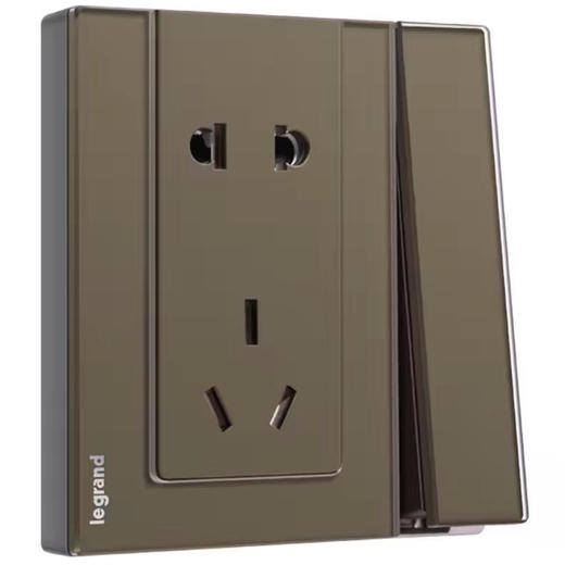 罗格朗开关插座面板 逸远沉香晶插座强电插座