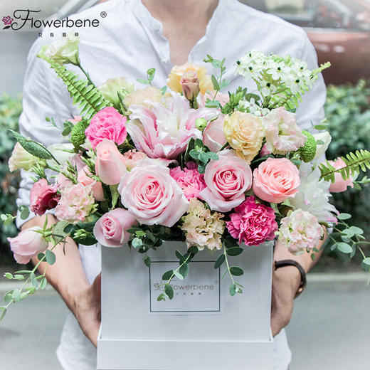 Flowerbene【花有独钟】私人订制 各风格混搭花束 商品图1