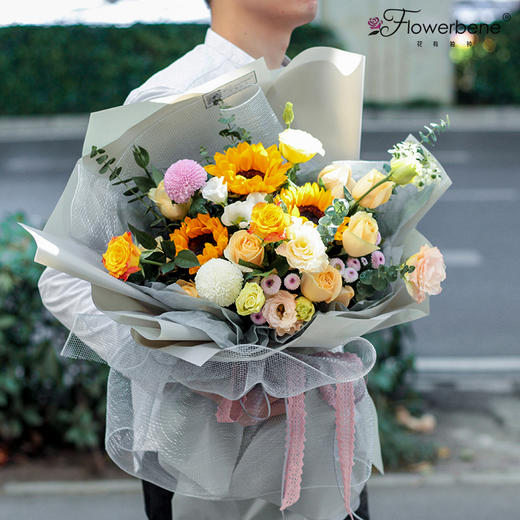 Flowerbene【花有独钟】私人订制 各风格混搭花束 商品图3
