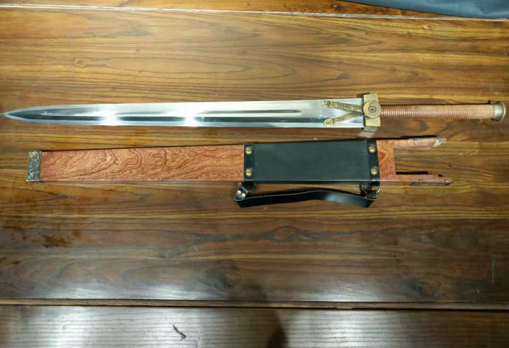 龙泉刀剑 辟地.霸王-鸿门宴项羽用剑 蒋氏刀剑